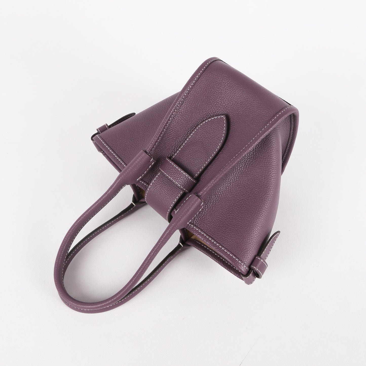 Ins Autumn Top Layer Leather Handbag