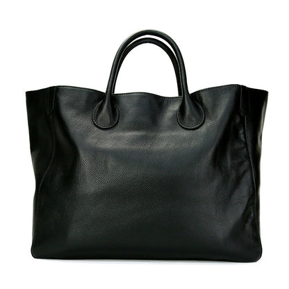 Top Layer Leather Hand-held Fashionable Ladies Tote Bag