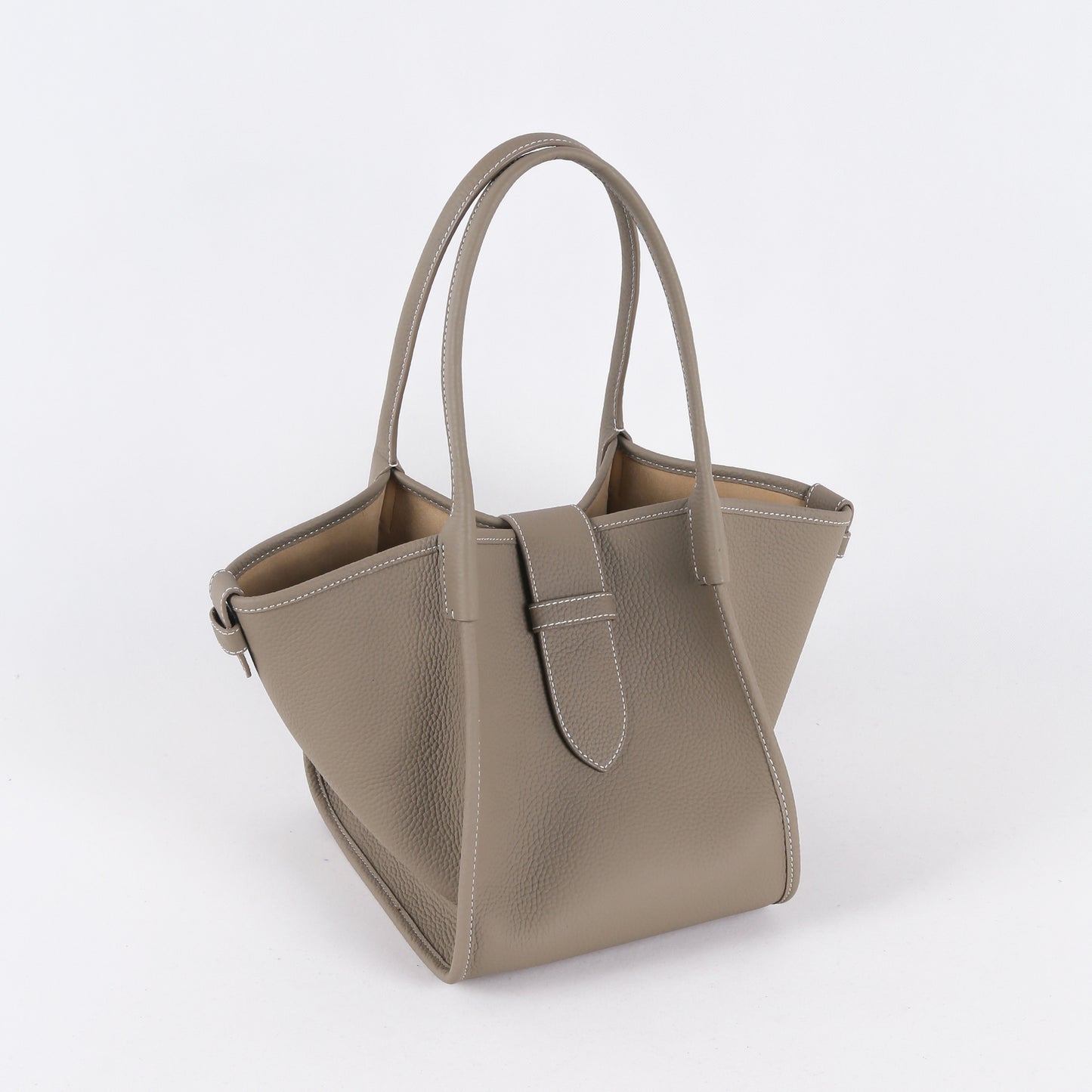 Ins Autumn Top Layer Leather Handbag