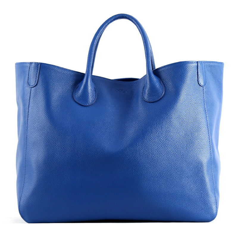 Top Layer Leather Hand-held Fashionable Ladies Tote Bag