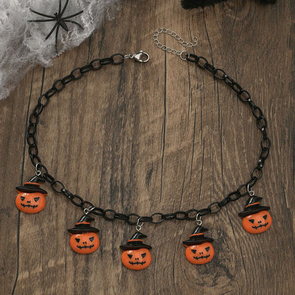 Halloween Necklace Clavicle Chain Female