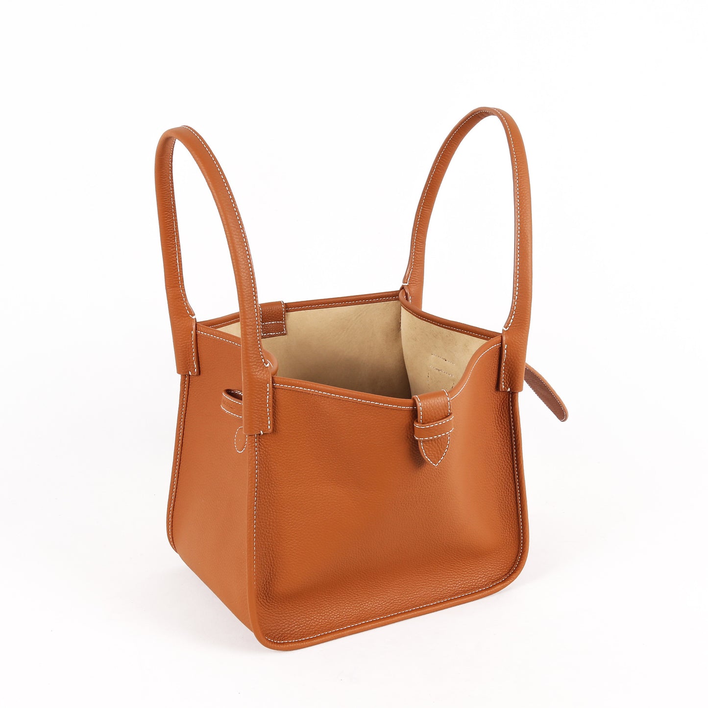 Ins Autumn Top Layer Leather Handbag