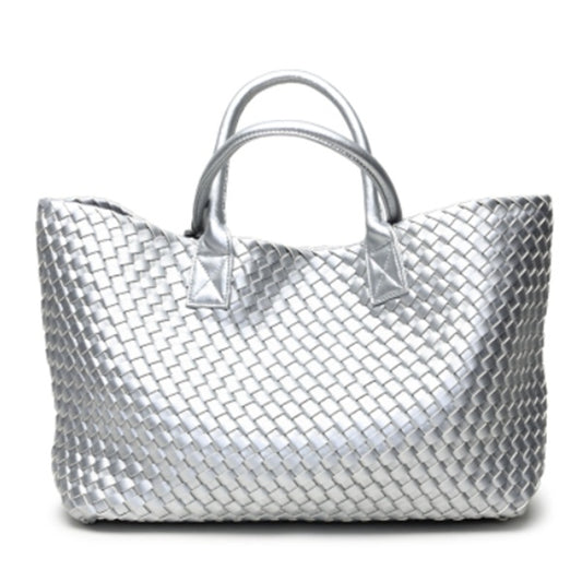 Chic Tote Bag N°1 - Silver White