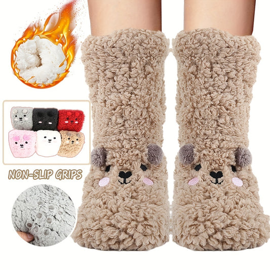 Casual Indoor Fluffy Cute Animal Socks