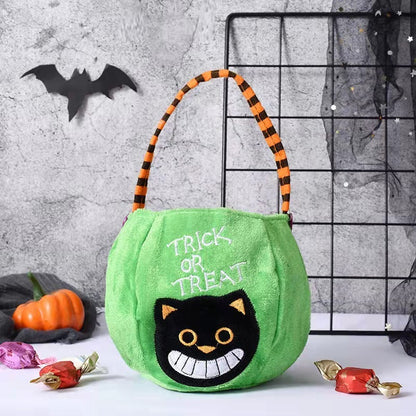 Halloween Candy Cartoon Woven Handbag