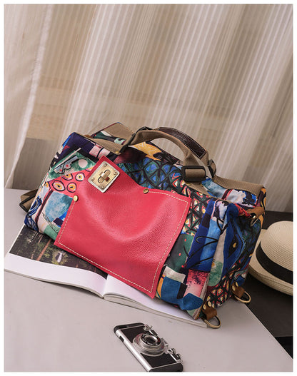 Women's Fashion Personality New Printed Backpack